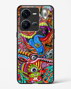 Psychedelic Monster Art Glass Case Phone Cover (Vivo)