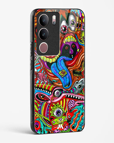 Psychedelic Monster Art Glass Case Phone Cover (Vivo)