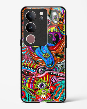 Psychedelic Monster Art Glass Case Phone Cover (Vivo)