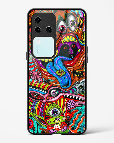 Psychedelic Monster Art Glass Case Phone Cover (Vivo)