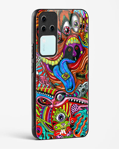 Psychedelic Monster Art Glass Case Phone Cover (Vivo)