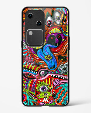 Psychedelic Monster Art Glass Case Phone Cover (Vivo)