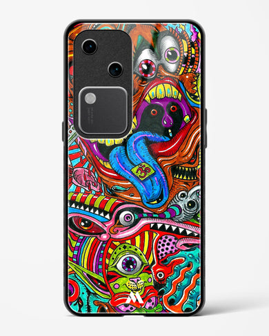 Psychedelic Monster Art Glass Case Phone Cover (Vivo)