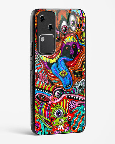 Psychedelic Monster Art Glass Case Phone Cover (Vivo)