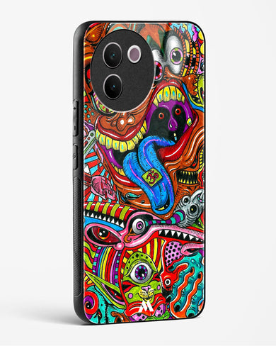 Psychedelic Monster Art Glass Case Phone Cover (Vivo)