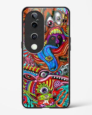 Psychedelic Monster Art Glass Case Phone Cover (Vivo)