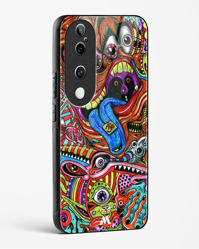 Psychedelic Monster Art Glass Case Phone Cover (Vivo)