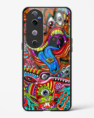 Psychedelic Monster Art Glass Case Phone Cover (Vivo)