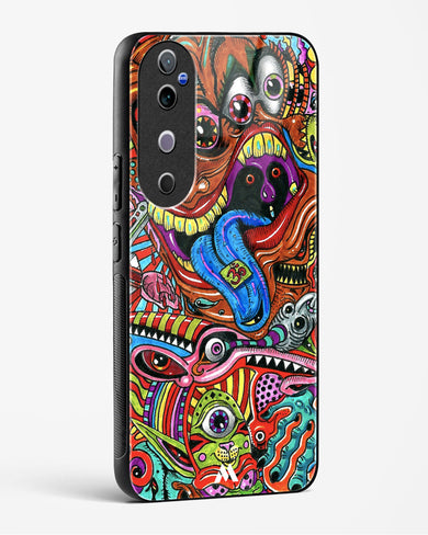 Psychedelic Monster Art Glass Case Phone Cover (Vivo)