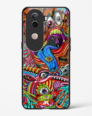 Psychedelic Monster Art Glass Case Phone Cover (Vivo)