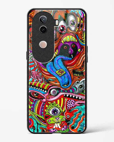 Psychedelic Monster Art Glass Case Phone Cover (Vivo)