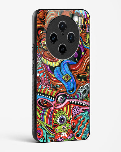 Psychedelic Monster Art Glass Case Phone Cover (Vivo)