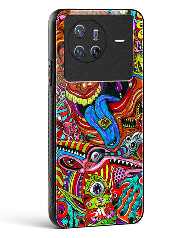 Psychedelic Monster Art Glass Case Phone Cover (Vivo)