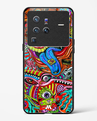 Psychedelic Monster Art Glass Case Phone Cover (Vivo)