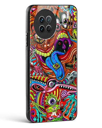 Psychedelic Monster Art Glass Case Phone Cover-(Vivo)