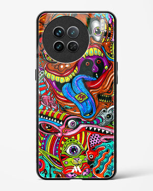 Psychedelic Monster Art Glass Case Phone Cover-(Vivo)