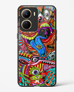 Psychedelic Monster Art Glass Case Phone Cover-(Vivo)