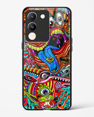 Psychedelic Monster Art Glass Case Phone Cover (Vivo)