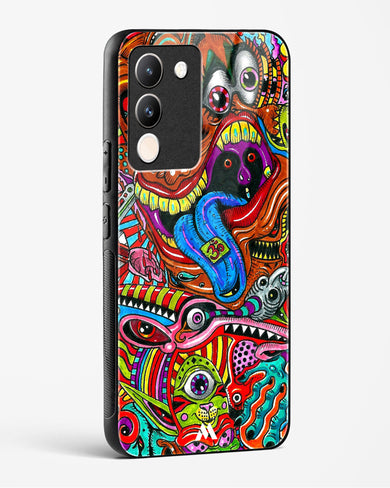 Psychedelic Monster Art Glass Case Phone Cover (Vivo)