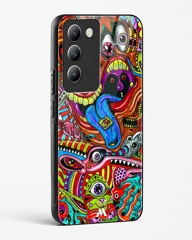 Psychedelic Monster Art Glass Case Phone Cover (Vivo)