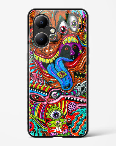 Psychedelic Monster Art Glass Case Phone Cover-(Vivo)