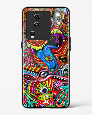 Psychedelic Monster Art Glass Case Phone Cover-(Vivo)