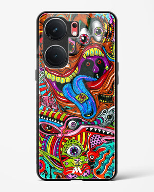 Psychedelic Monster Art Glass Case Phone Cover (Vivo)