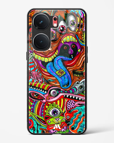 Psychedelic Monster Art Glass Case Phone Cover (Vivo)