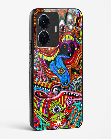 Psychedelic Monster Art Glass Case Phone Cover-(Vivo)