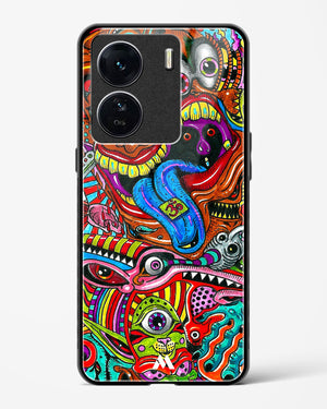 Psychedelic Monster Art Glass Case Phone Cover-(Vivo)