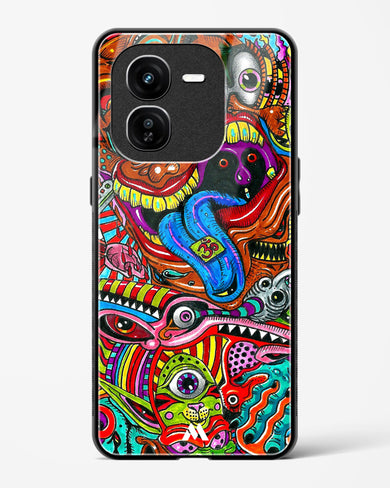 Psychedelic Monster Art Glass Case Phone Cover (Vivo)