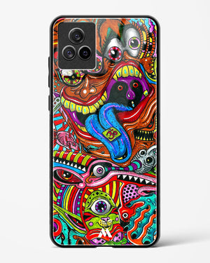 Psychedelic Monster Art Glass Case Phone Cover-(Vivo)