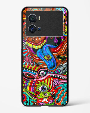 Psychedelic Monster Art Glass Case Phone Cover-(Vivo)