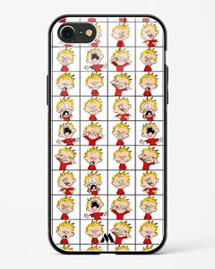 Calvin Making Faces Glass Case Phone Cover (Apple)