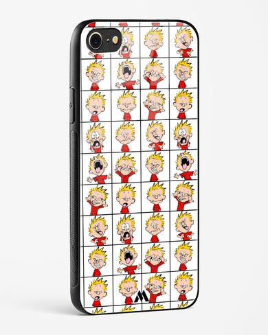 Calvin Making Faces Glass Case Phone Cover (Apple)
