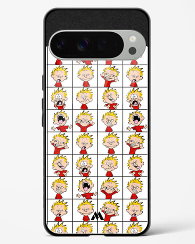 Calvin Making Faces Glass Case Phone Cover (Google)