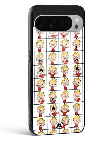 Calvin Making Faces Glass Case Phone Cover (Google)