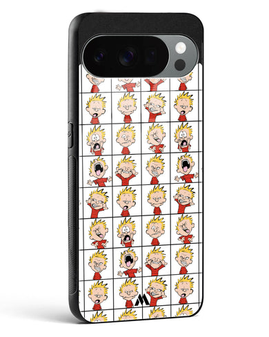 Calvin Making Faces Glass Case Phone Cover (Google)