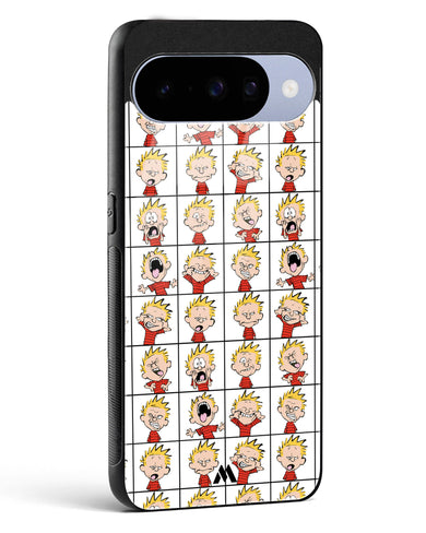 Calvin Making Faces Glass Case Phone Cover (Google)