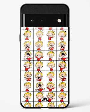 Calvin Making Faces Glass Case Phone Cover (Google)