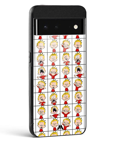 Calvin Making Faces Glass Case Phone Cover (Google)