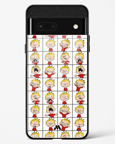 Calvin Making Faces Glass Case Phone Cover (Google)