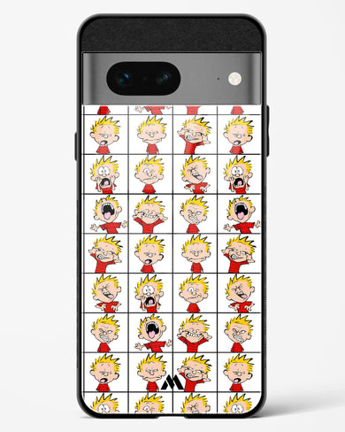 Calvin Making Faces Glass Case Phone Cover (Google)