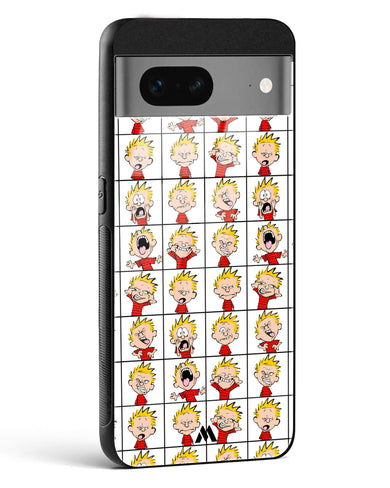 Calvin Making Faces Glass Case Phone Cover (Google)