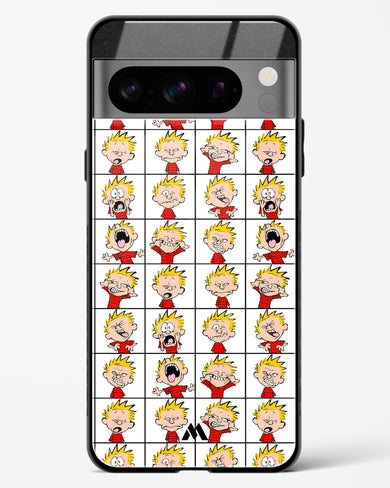 Calvin Making Faces Glass Case Phone Cover (Google)