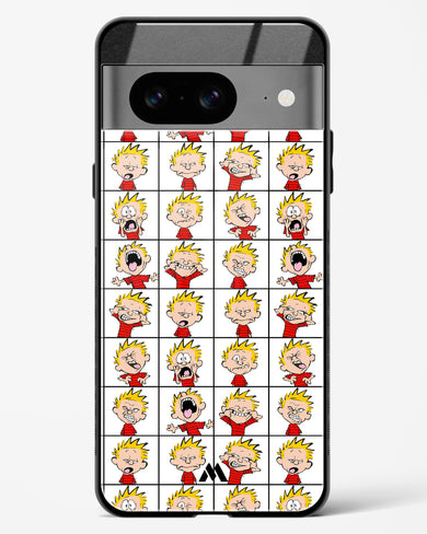 Calvin Making Faces Glass Case Phone Cover (Google)