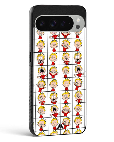 Calvin Making Faces Glass Case Phone Cover (Google)