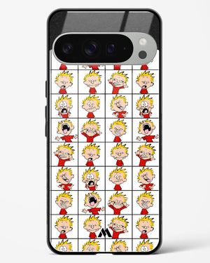 Calvin Making Faces Glass Case Phone Cover (Google)