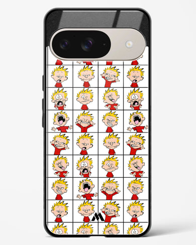 Calvin Making Faces Glass Case Phone Cover (Google)