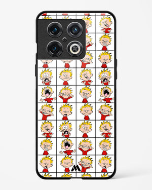 Calvin Making Faces Glass Case Phone Cover (OnePlus)